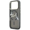 Etui Karl Lagerfeld IML Choupettes Karl  Script Logo MagSafe do iPhone 17 Pro Max czarny